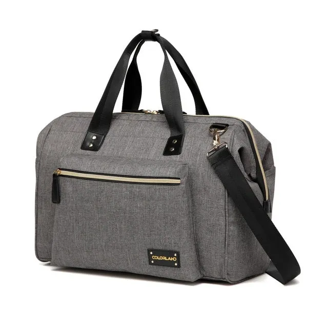 Fashion Mom's Large Capacity Diaper/Nappy Handbag- 8 Colors