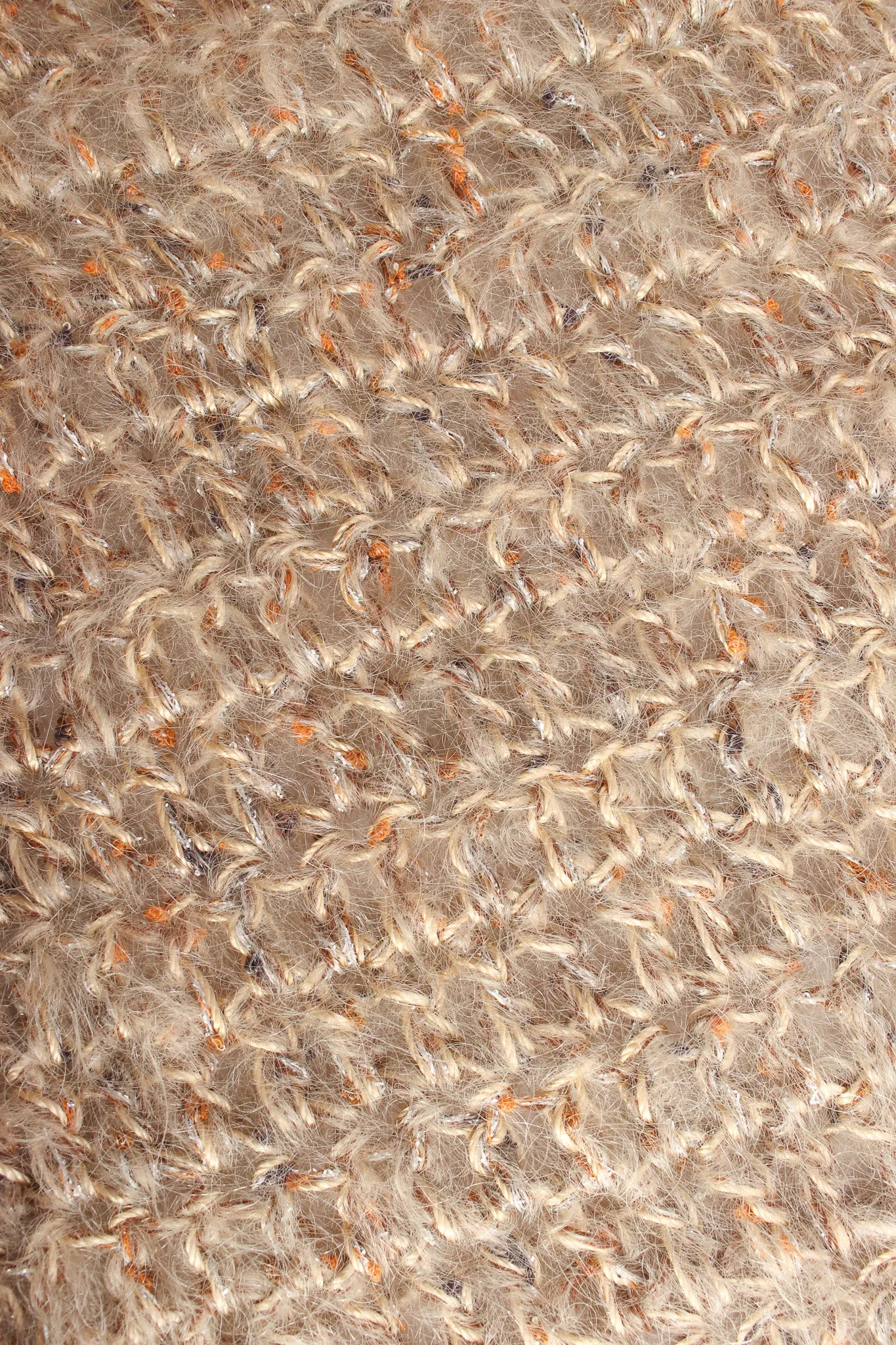 Metallic Mohair Chinchilla Cardigan