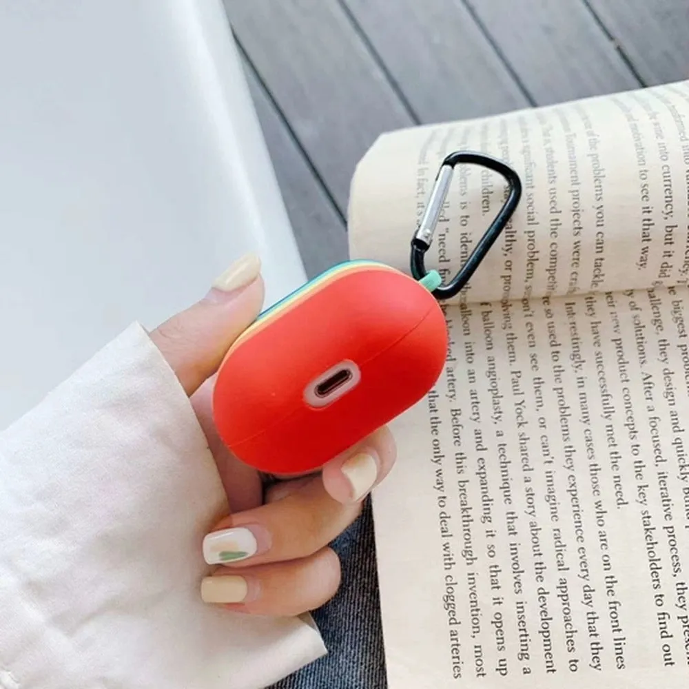 Rainbow AirPods Silicone Case Cover