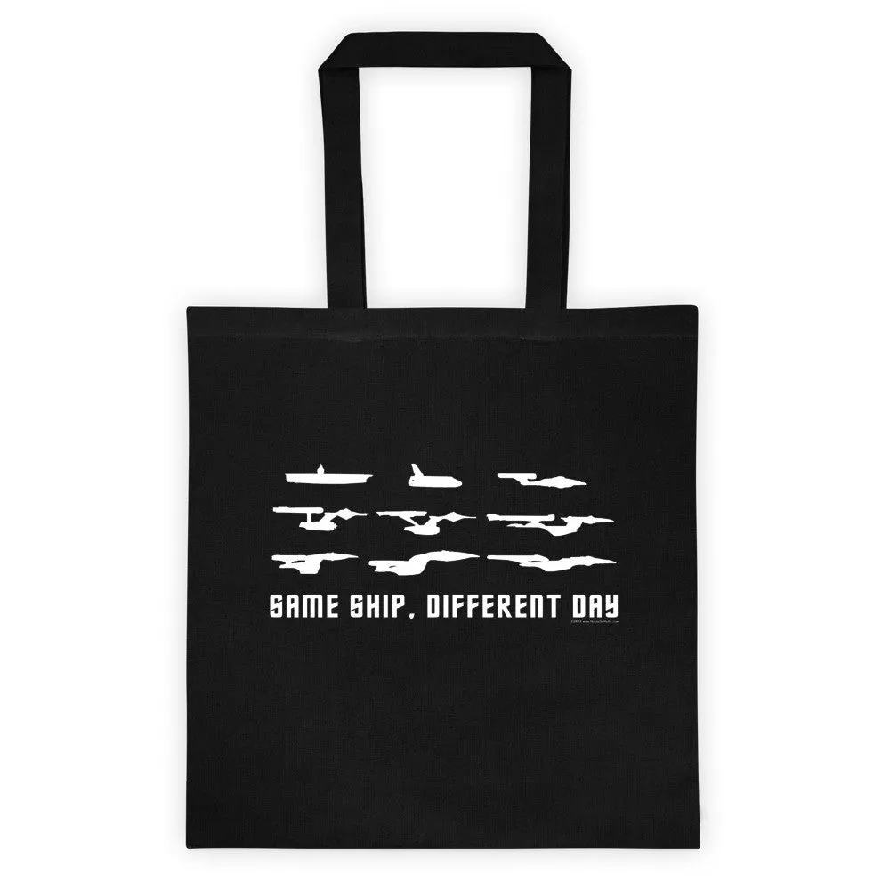 Same Ship Different Day Tote Bag